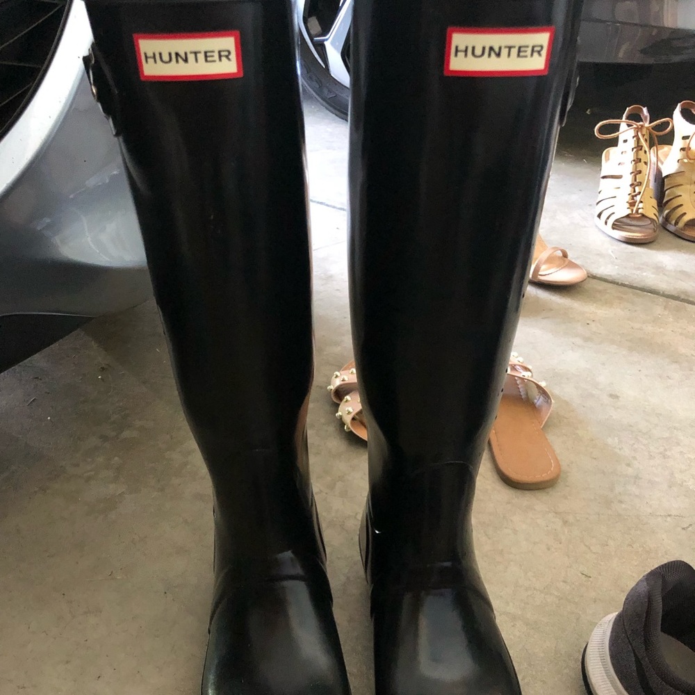 hunter boots size 8